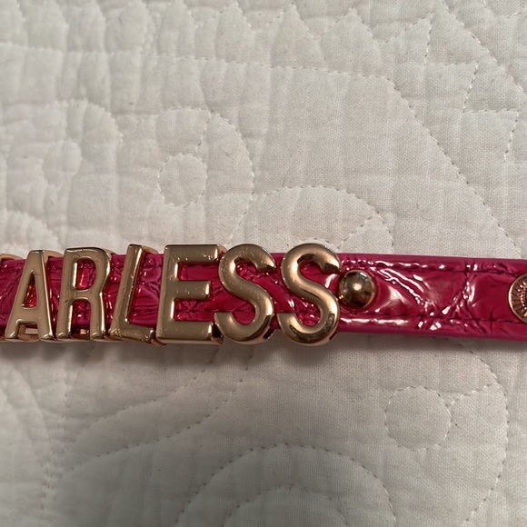 Taylor Swift Eras Tour BCBGENERATION Fearless Pink and Rose Gold Bracelet - Picture 5 of 5